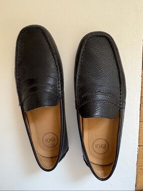 Black Leather driving shoes